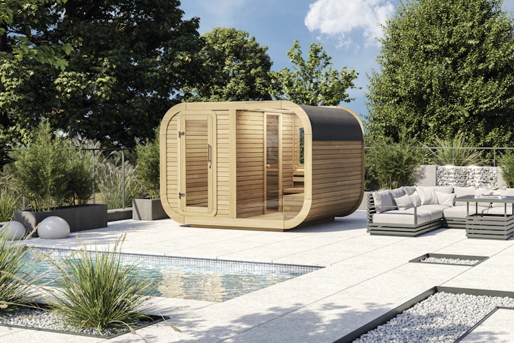 Wolff Finnhaus Design Saunahaus Luago 3x2 Art 1