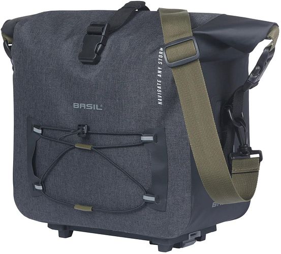 Basil Navigator Storm Gepäckträgertasche schwarz