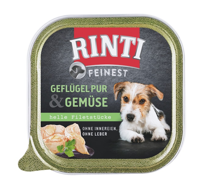 RINTI Feinest 150g Schale HundenassfutterVorschaubild