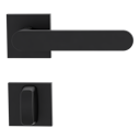 Vorschaubild Griffwerk VAYA 291 AVUS fast2fix Fast2Fix Rosetten eckig WC Graphitschwarz