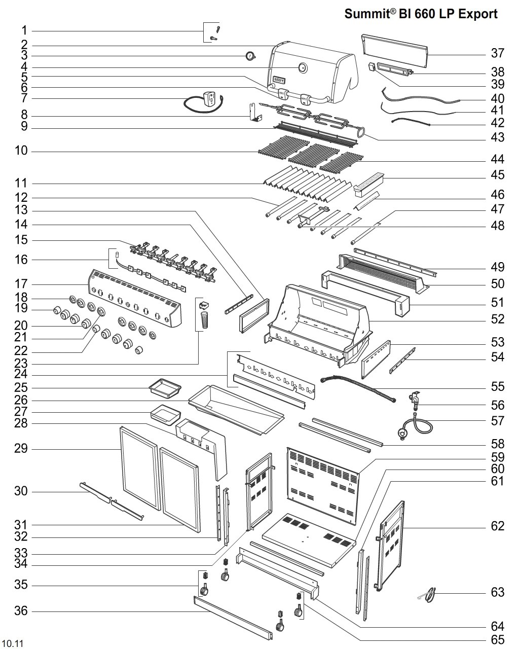 Explosionszeichnung Ersatzteile