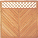 Vorschaubild T&J CLASSICO Sichtschutzzaun Rankgitter Douglasie 1800 x 1800 mm 