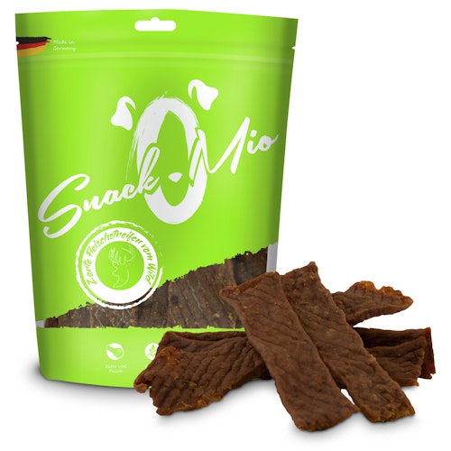 SnackOMio Fleischstreifen 125 Gramm Hundesnack