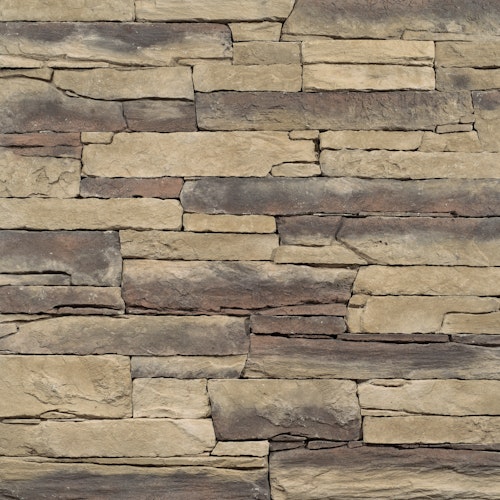 HANDMUSTER DE RYCK Eck- und Steinriemchen - Murok Lucania  Braunbeige nuanciert