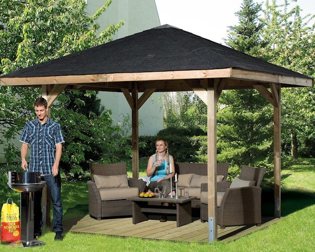 Weka Gartenoase 651 A - Sparset inkl. Schindeln