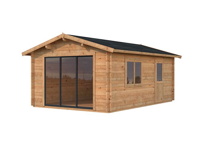 Palmako Gartenhaus Irene 19,0 m² - 44 mm Slide
