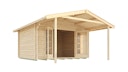 Vorschaubild Weka 45 mm Weekendhaus 137 A mit Vordach (200 cm)