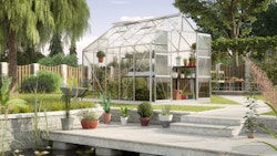 Vitavia Gewächshaus Uranus 8300 inkl. 4 Dachfenstern - 8,3 m²