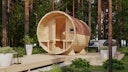 Vorschaubild Karibu Saunahaus Fasssauna 2 - 38 mm inkl. gratis Sauna-Zubehörset im Wert von 234,94 €