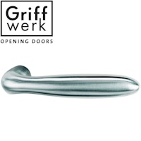 GRIFFWERK Griffpaar für Schlosskasten VERONICA K3 -Edelstahl matt