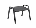 Vorschaubild Kettler Hocker LEGATO CURVE, Aluminium Anthrazit / Outdoorgewebe Anthrazit - Sonderaktion