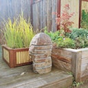 Vorschaubild BambusBASIS Steinlampe - handgefertigt