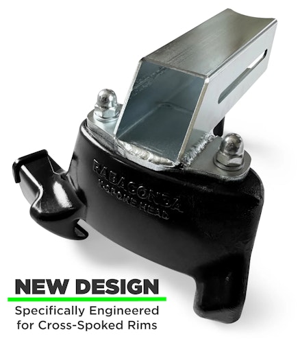 Rabaconda Speichenfelgen Montagekopf mit Aufnahme 2.0