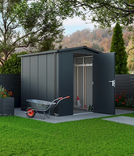 Hörmann Metall-Gerätehaus Juno JSD mit Satteldach