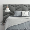 Vorschaubild Mollis Polsterpaneel Dunkelgrau  30x15 cm