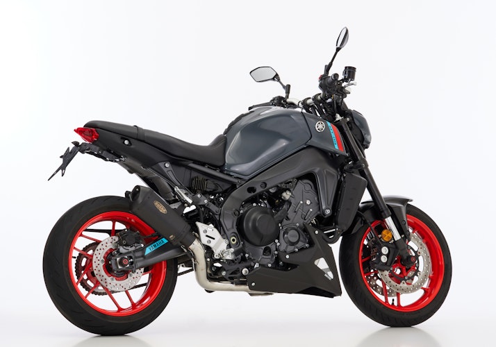 SHARK KOMPLETTANLAGE Edelstahl beschichtet schwarz-matt DSX-10 für YAMAHA MT-09 / SP EURO5  