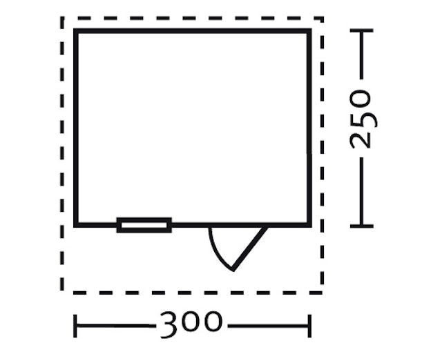 Skan Holz 28 mm Gartenhaus Como