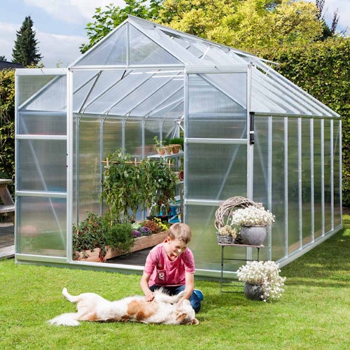 Vitavia Gewächshaus Uranus 11500 inkl. 4 Dachfenstern - 11,5 m²