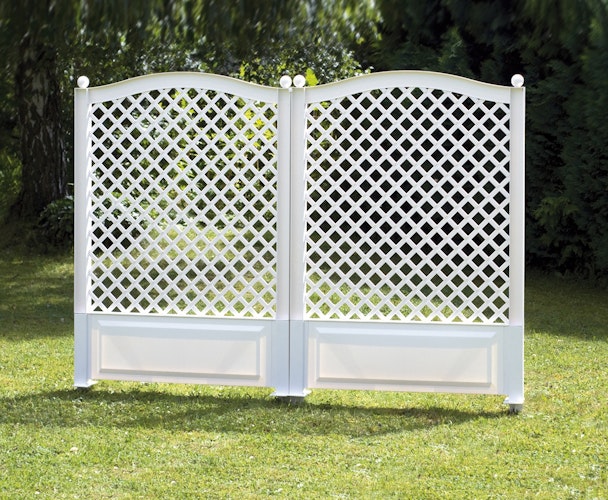 KHW Spalier 100 cm mit Erdspieß - 2er Set