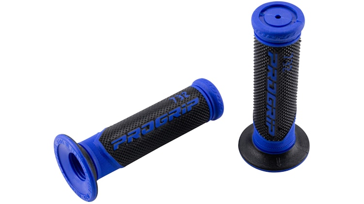 Progrip Griffgummi 732 Blau / Schwarz Geschlossen Paar Ø22/25mm Länge 125mm