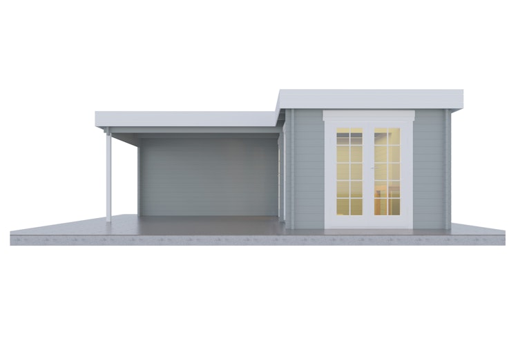 Wolff Finnhaus Gartenhaus Hermosa 6848 - 44 mm 