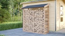 Vorschaubild Karibu Kaminholzunterstand Brennholzlager 1/2