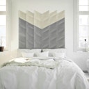 Vorschaubild Mollis Polsterpaneel Beige 30x15 cm