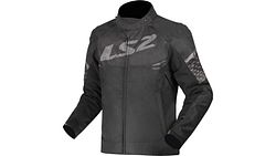 LS2 Apex Jacke Schwarz / Grau Herren Gr.m