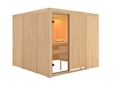 Vorschaubild Karibu Woodfeeling Sauna Arvika - 68 mm Aktionssauna inkl. gratis Sauna-Zubehörset im Wert von 234,94 €