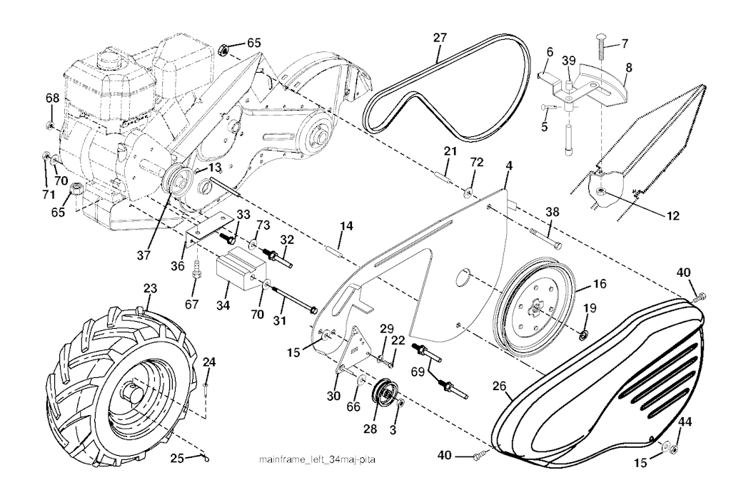 Explosionszeichnung Ersatzteile