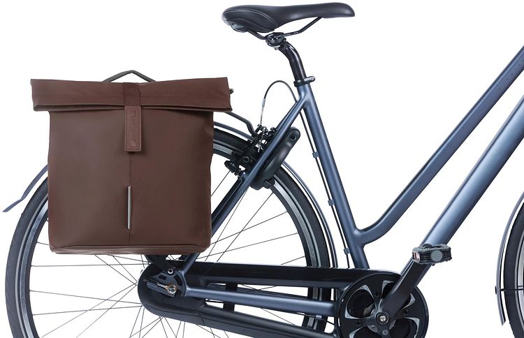 Basil City Double Pannier Bag Doppeltasche braun roasted brown MIK 2.0
