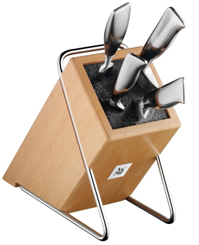 WMF Messerblock unbestückty, Buchenholz, schlitzlos, flexibel