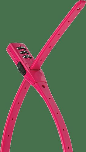Trelock Zahlen-Kabelschloss Strap It 53 cm pink