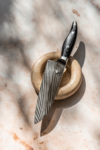 KAI Santokumesser SHUN NAGARE BLACK 7" (18,0 cm)