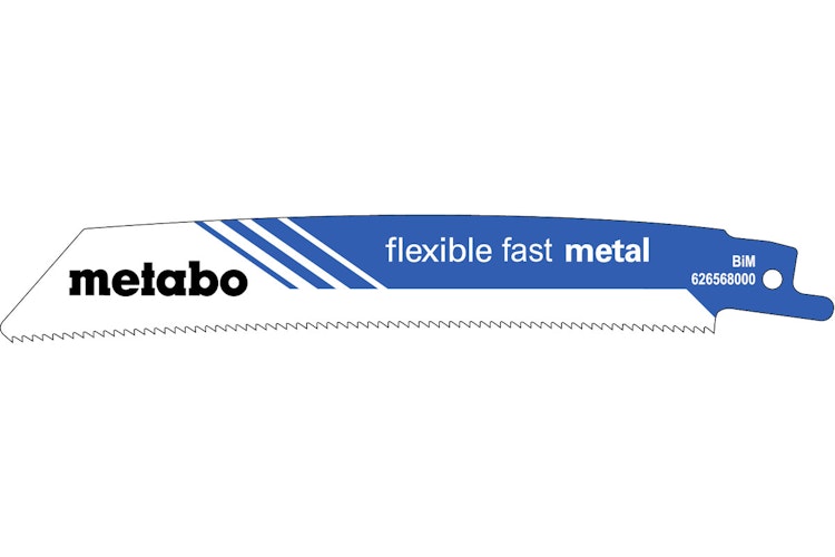 Metabo 5 Säbelsägeblätter "flexible fast metal" 150 x 1,1 mmBiM1,8mm/14TPI