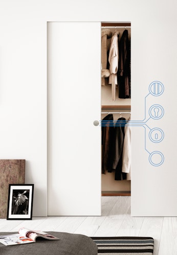 Eclisse Griffmuschel für WC-Türen (einseitige Notöffnung)