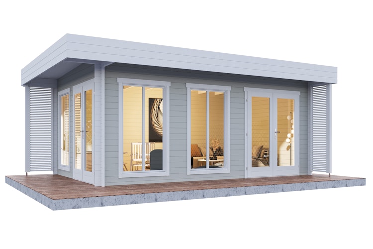 Wolff Finnhaus Gartenhaus Haldis 5335 - 44 mm