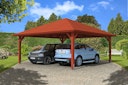 Vorschaubild Skan Holz Carport Taunus 634 x 634 cm