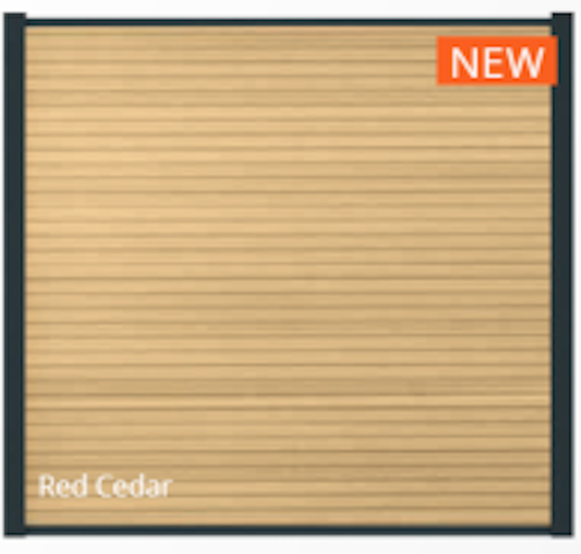 HANDMUSTER Fiberdeck Boston WPC Sichtschutz Premium