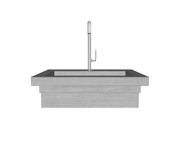 WWOO Edelstahl Waschbecken