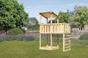 Vorschaubild Akubi Kinderspielturm Anna mit Pultdach inkl. Anbauplattform und Kletterwand