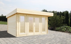 Wolff Finnhaus Gartenhaus Malmö 70-A isolierverglast XL