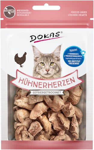Dokas Katze Snack Gefriergetrocknet 15g