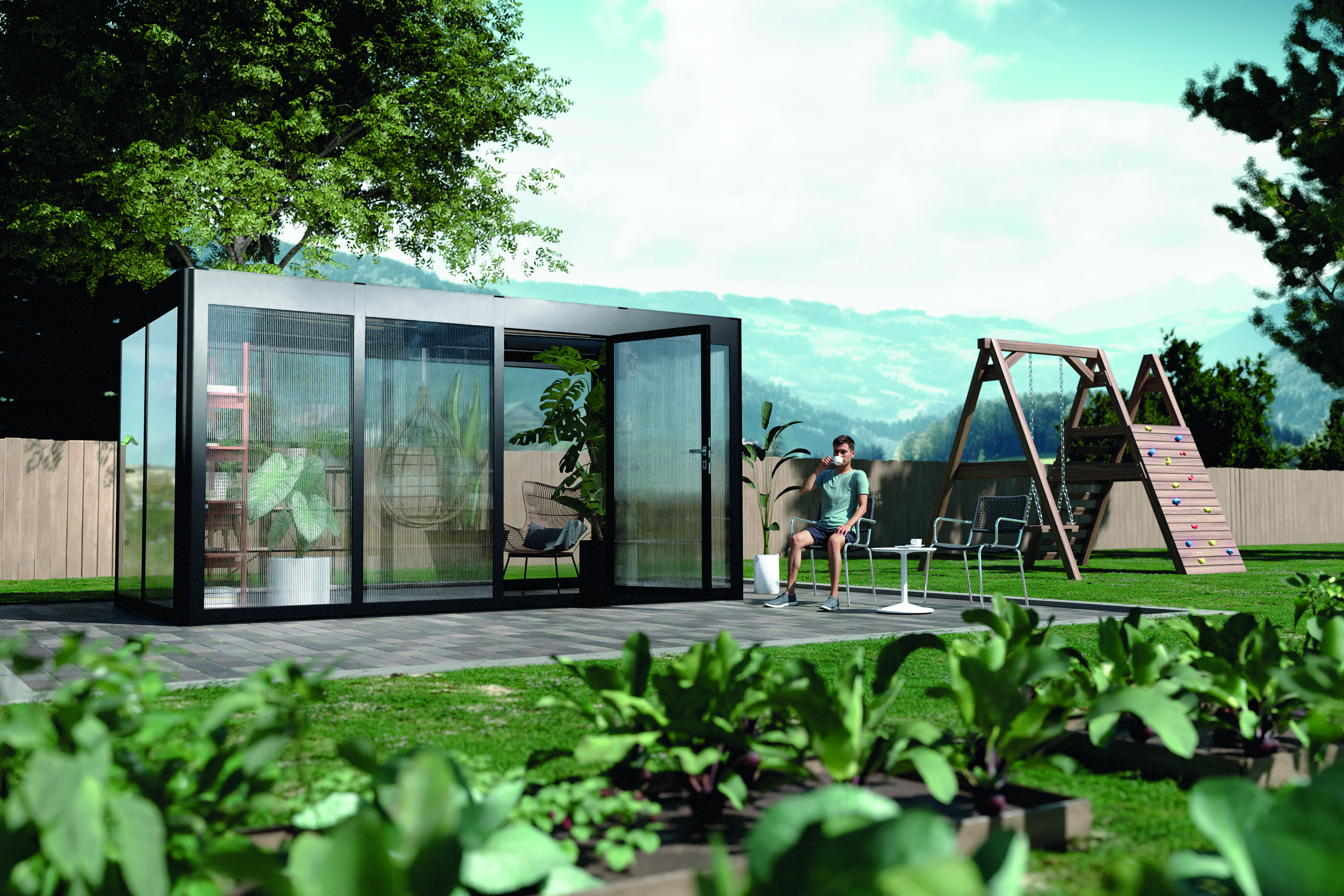 SunElements Design Gewächshaus/Sommergarten SunGarden Select