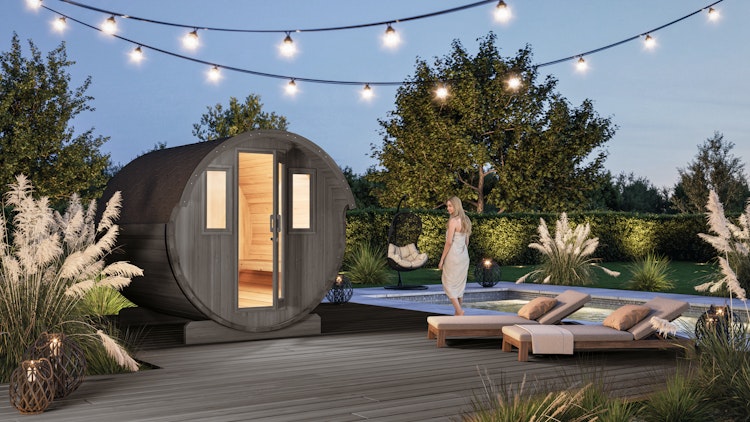 Wolff Finnhaus Saunafass Fasssauna 230