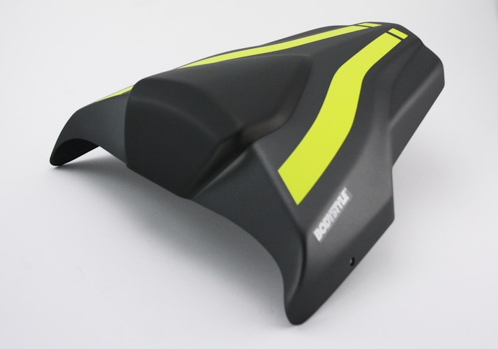 BODYSTYLE Sportsline Sitzkeil ABS Kunststoff grau/gelb für YAMAHA MT-09 / SP 