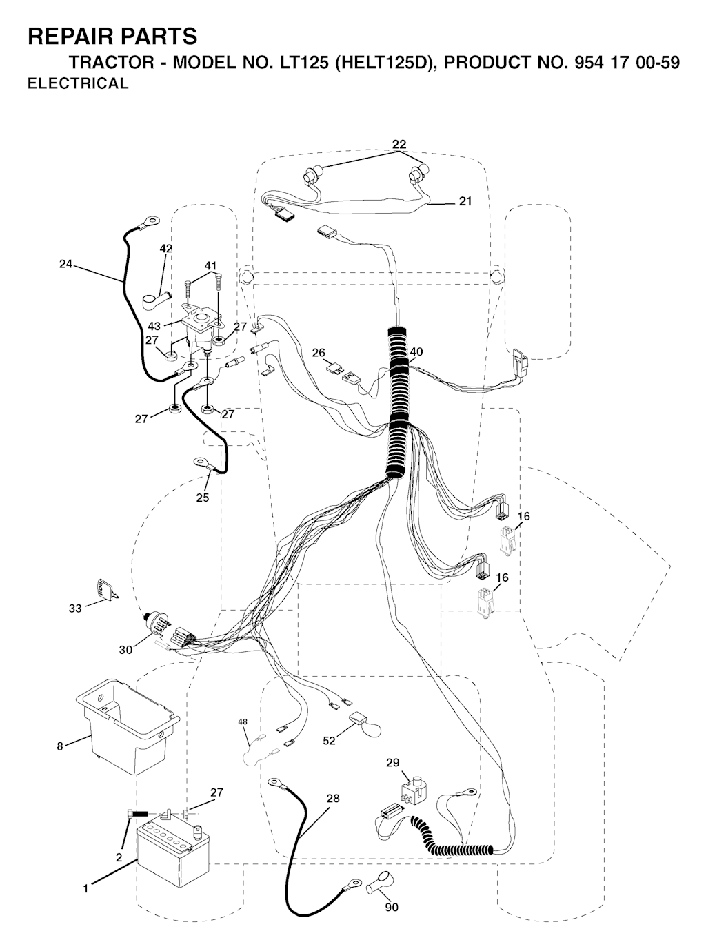 Explosionszeichnung Ersatzteile