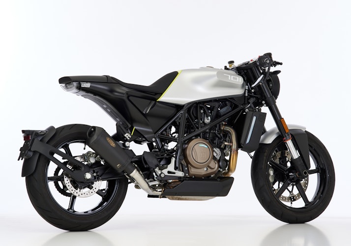 Shark Performance SLIP-ON Edelstahl beschichtet schwarz-matt DSX-10 für HUSQVARNA Svartpilen 701,Vitpilen 701 EURO4  