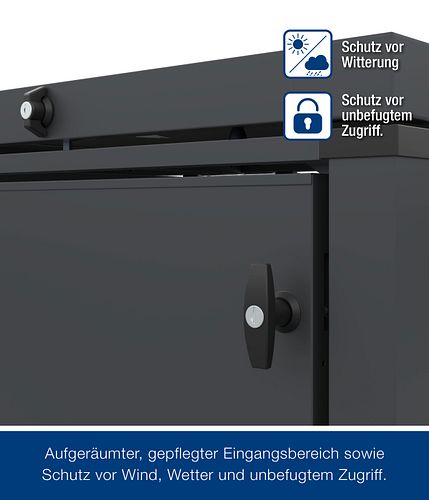 Hörmann Metall-Mülltonnenbox Juno
