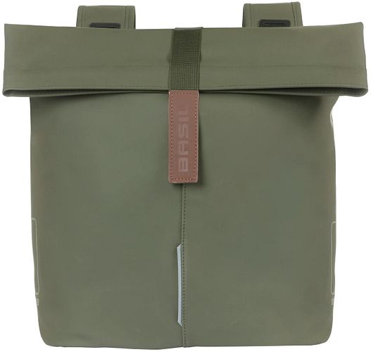 Basil City Double Pannier Bag Doppeltasche grün moss green MIK